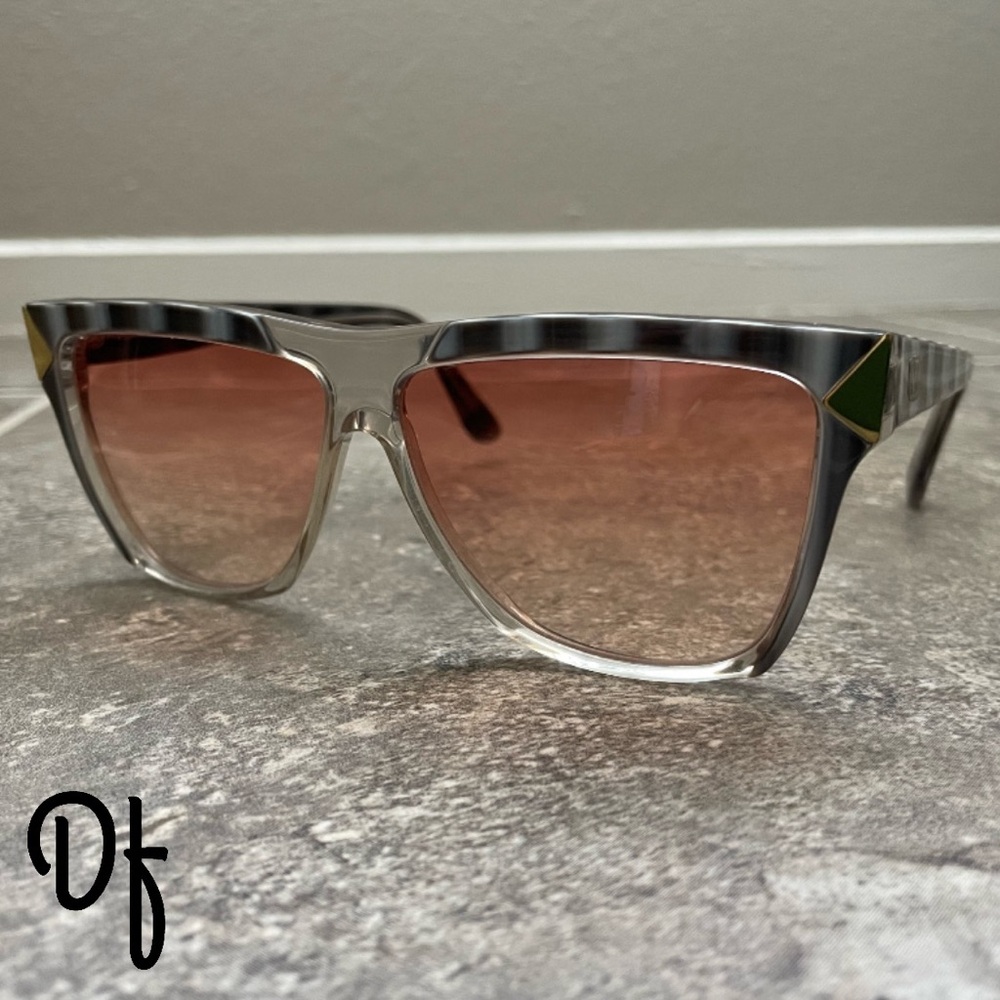 Vintage 1980s Valentino Pink Sunglasses Made in Italy